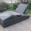 Single Lounge Daybed Rattan Swiming Poor Side Chaise Lounge