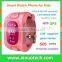 fashion children GPS watch phone SOS/wifi/intercom/cell phone/healthy monitor fuction
