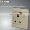 new product 1 gang gold round 3 pin socket