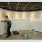 large format curved projection screen for simulator system