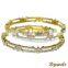 14K Gold Diamond Bangles, Designer Gold Jewellery, 2014 Dimaond Bangles