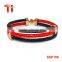 Latest fashion new design charm stingray leather bracelet with magnetic clasp