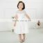 New girls wedding dress applique designer one piece lace stitching party dress baby frock design pictures