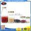 lucency glass mason jar glass storage bottle with metal lid 5 sizes