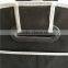 wholesale hot sell multifunction three interlayer black non woven fabrics storage case storage box