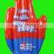 inflatable palm, finger and hand of PVC