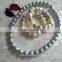 loose round Imitation pearl multicolor for bacelet pendant necklace
