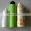 HDPE plastic dish washing bottle with lotion pump or bottle cap