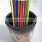 wholesale black lead wooden pencils with erasers