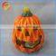 Small ceramic lighted halloween pumpkins