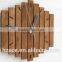 Wooden wall clock