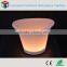 Rechargeable LED glowing ice wine Bucket/beer holder/wine cooler