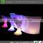 Chairs and tables bar party used High fashion luminous PE plastic LED furniture