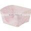 Pink Arc-shaped Metal Punched Office Desktop Note Holder