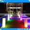 Rechargeable LED plastic Christmas cylinder lights / good design wireless LED decoration for party and bar