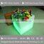 popular modern LED cube ice bucket, LED wine bucket, LED flower pot