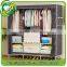 Big size 150*45*170cm nice folding wardrobe closet cabinet made in China