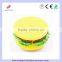 Soft rubber Vinyl Soft rubber Hamburger Pet Toy