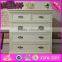 2016 wholesale fashionable white wooden furniture cabinets W08H062