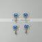 4pcs Durable Mini Adhesive Plastic/Metal Wall Hook with Sticker
