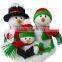 snowman head decoration christmas kids big plush snowman head