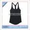 Wholesale Dri Fit Yoga Tank Tops For Women With Curved Hem