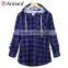 wholesale  china fleece women plaids jacket