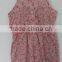2016 Baby Girls Flower Printed Dress for Summer