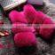 TJ-R-3 Soft simple fake fur vest women faux fur vest