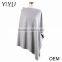 Women Winter Knitted Cashmere Poncho Capes Shawl Cardigans Sweater Coat