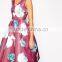 Premium Midi Dress in Bonded with Large Floral