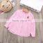 3-8 years old 2017 Wholesale Autumn Full Sleeve Cotton Girls Shirts