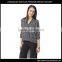 Womens Long Sleeve Chiffon Floral Printed Blouses Top Quality Ladies Latest Blouse Design Pictures