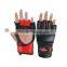 Leather MMA Gloves Sparring Grappling Fight Punch Bag Kick Training Fighting
