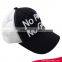 Dongguan baseball cap factory cheap blank baseball cap with no pain no gain letters printing