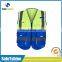 Fluorescent safety vest green high quality safety working vest
