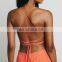 Open back and four pocket style slim backless rompers,sexy rompers