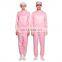 Pink ESD Cleanroom Pharmaceutical Coveralls