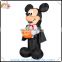 Halloween ornament inflatable vampire,led lighting inflatable pumpkin with vampire mickey for advertising