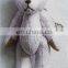 Customized Lace Teddy Bear Movable Mini Animal Plush Stuff Toys Key Bean Chain