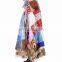 India Handmade Ethnic Rapron Patchwork Long Rapron Beach skirt Silk Sarong long skirt ladies hippie designer rapron skirt