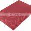 Hotel dinning Vinyl red leaf pvc placemats