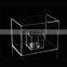 Clear Square Plexiglass Acrylic Suggestion Box, Acrylic Complaint Box With Key and Lock