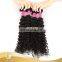 2015  full and pure brazilian deep wave virgin bulk hair bundles with closure