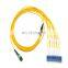 6 8 12 Core MPO MTP LC FC SC Single Mode Fan out Breakout Ribbon Ruggedized Fiber Optic Cable Assembly