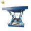 7LSJG Jinan SevenLift 1 ton one floor manual stationary hydraulic single scissor lift table platform