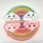 Women Gender Rainbow Shape Pencil Pen Pouch Large Change Money COIN Wallet Silicone Bags