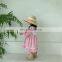2020 Autumn toddler dress New Girl's Sweet Plaid Dress Korean Lace Vest Plaid 2-Piece Set kids dresses for girls