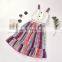 A0175# Clothing set Summer Girl 2PCs Kids Print Flowers Tops + Shorts 2Pcs outfit Child Baby Girls Clothes Set