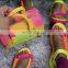 2020 PVC Handbag Sandals Set Ladies Female Rainbow Jelly Purse and Matching shoes Set